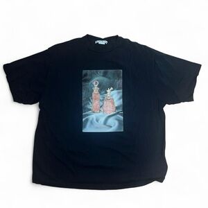 acne studios digital perfume print t-shirt